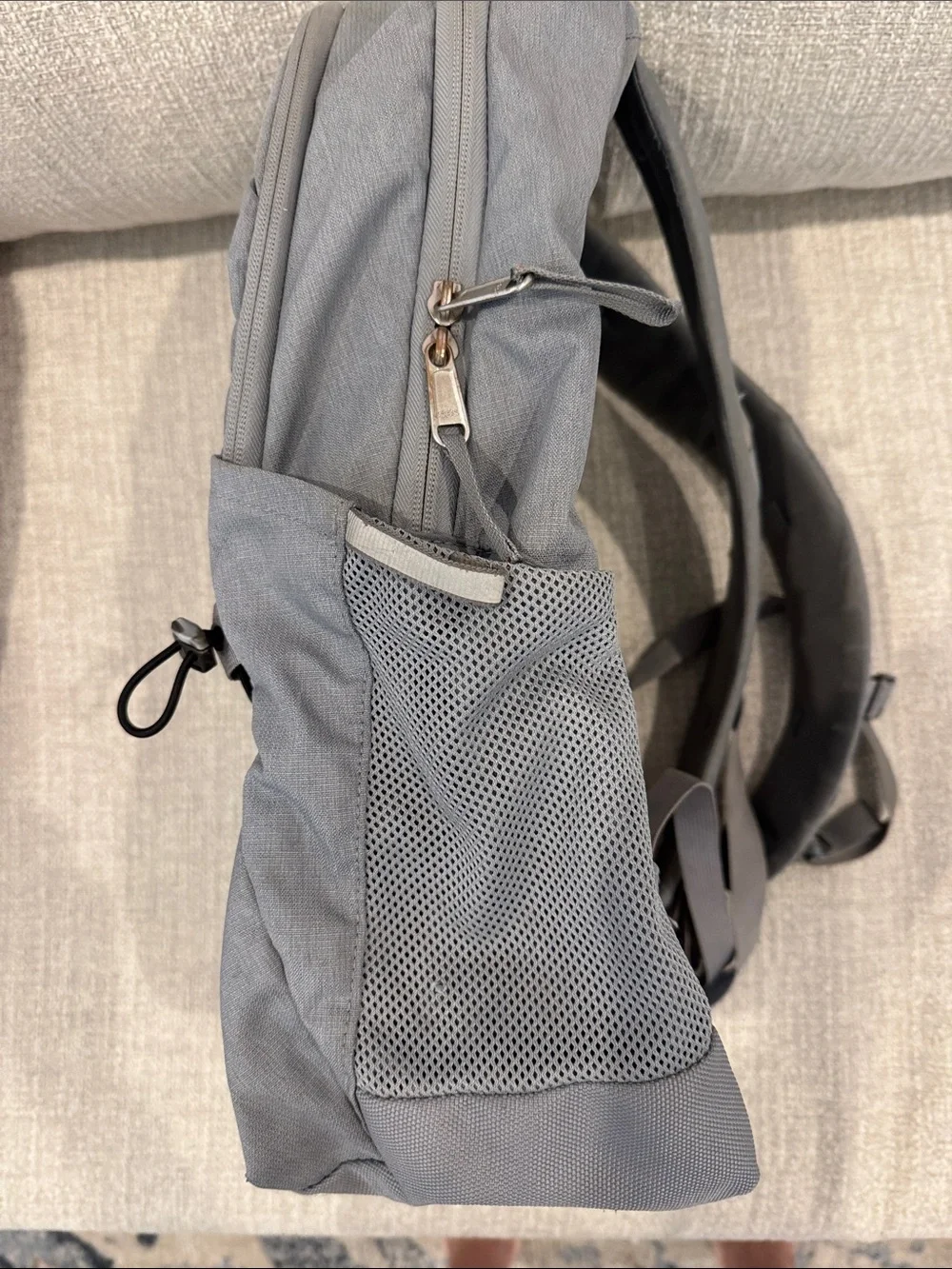 The North Face Jester Backpack - Light Gray with Black Accents